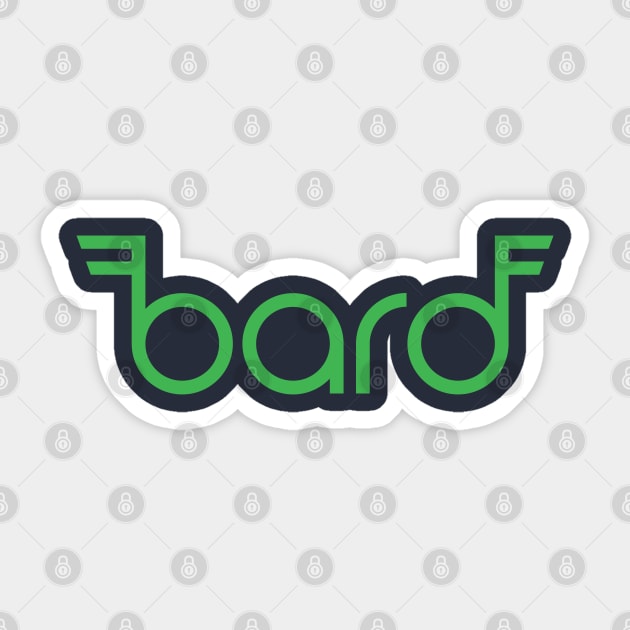 The DnD Classes: Bard Sticker by Bivins Brothers Creative